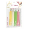 4 Stylos Chocolat Blanc Rose Vert Jaune 25g Scrapcooking 7