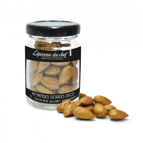 Amandes Dorées Décoratives 50 g L’Epicerie du chef 1