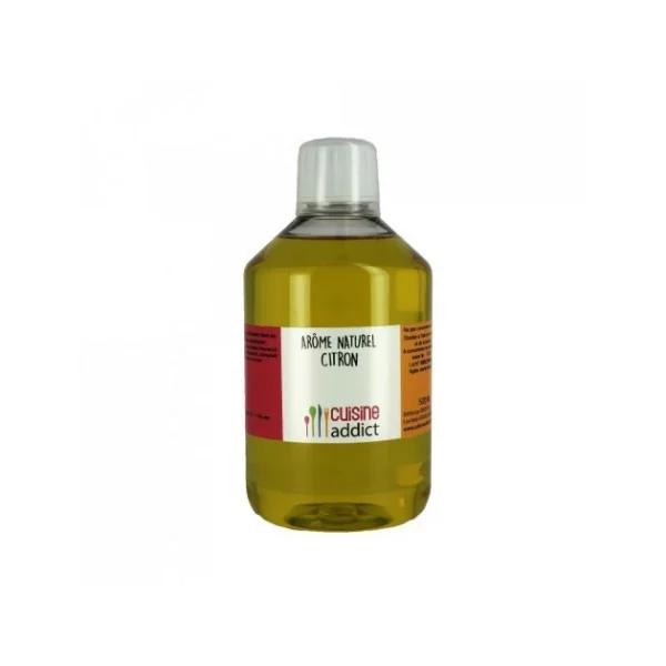 Arôme Alimentaire Naturel Citron 500 Ml Cuisineaddict 1