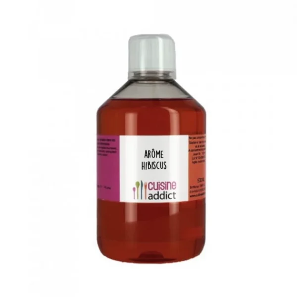 Arôme Alimentaire Hibiscus 500 Ml Cuisineaddict 1