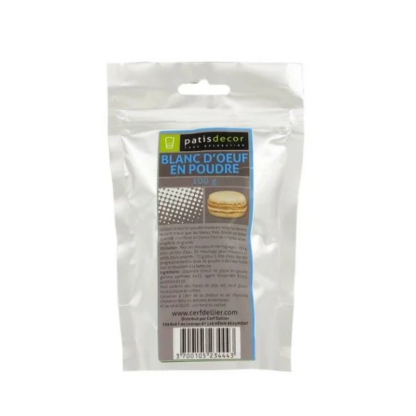 PATISDECOR Blanc D’Oeuf En Poudre 100 G Patisdécor 1