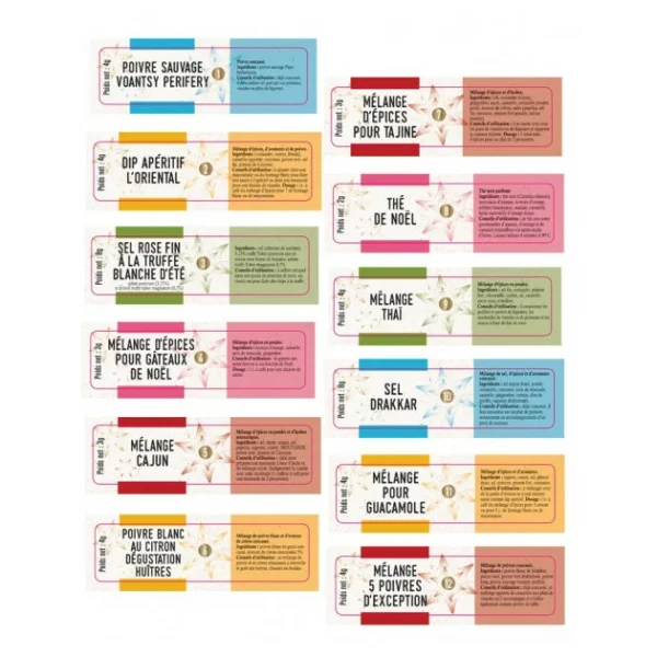 Calendrier De L’avent Épices Gourmandes Le Comptoir Colonial 5