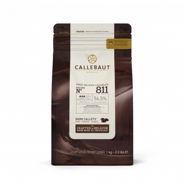 Chocolat Noir 54,5% N°811 1kg Callebaut 1