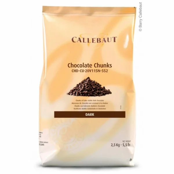Callebaut Chunks Noir 2,5 Kg 1