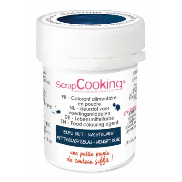 Colorant Alimentaire En Poudre Bleu Nuit 5g Scrapcooking 1