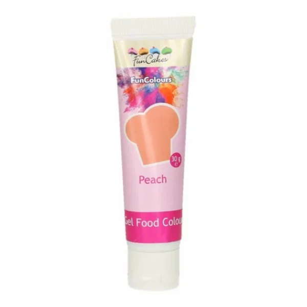 Colorant Gel Alimentaire Pêche FunCakes 30 G 1