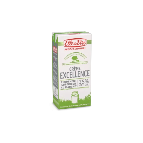 Crème excellence Elle et Vire 35% UHT 1