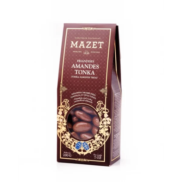 Etui Pincé Friandises Amandes Tonka 200 G Mazet 1