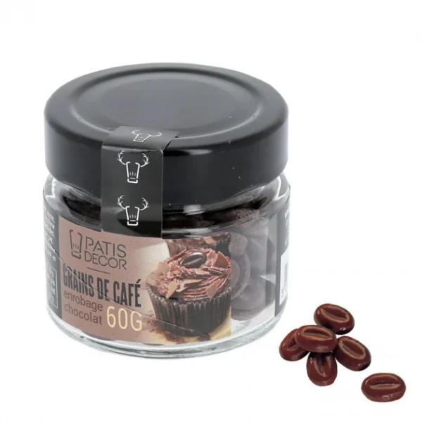 Grains de café en Chocolat 80 g Patisdécor 1