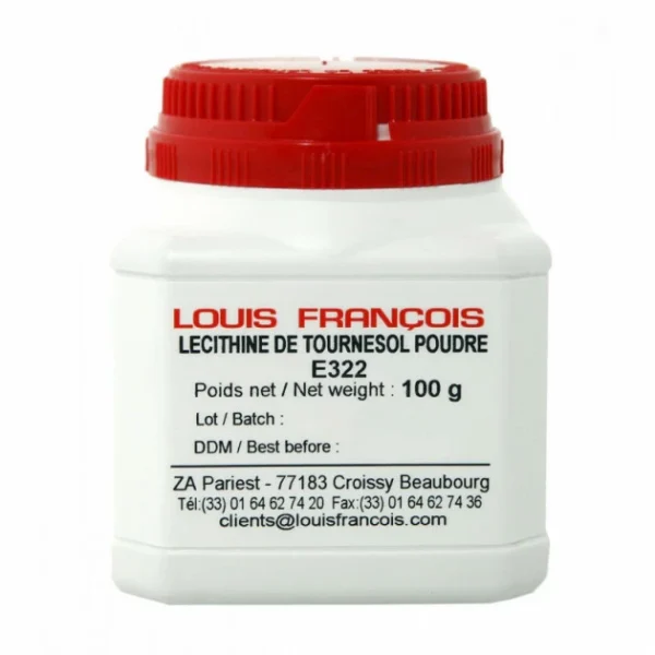 LOUIS FRANCOIS Lécithine De Tournesol E322 En Poudre 100 G Louis François 1
