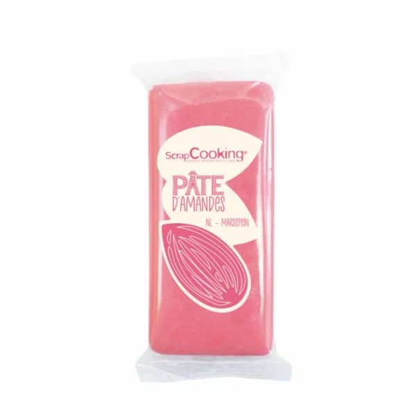 Pâte D’Amande Rose 20% 200g Scrapcooking 1