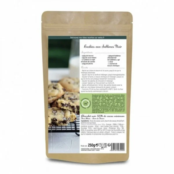 Pépites De Chocolat Noir 55% 250g Weiss 3