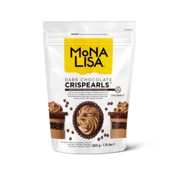 Perles enrobées de chocolat noir Crispearls 800g Mona Lisa 1