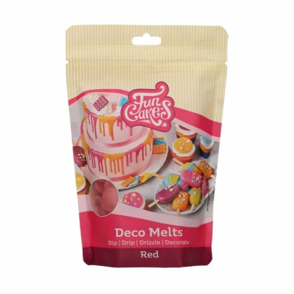 Pistoles Deco Melts Rouge 250g FunCakes 1