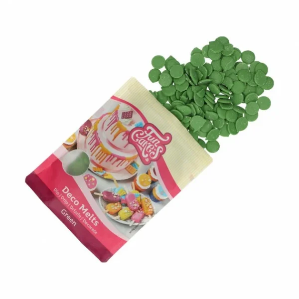 Pistoles Deco Melts Vert 250g FunCakes 3