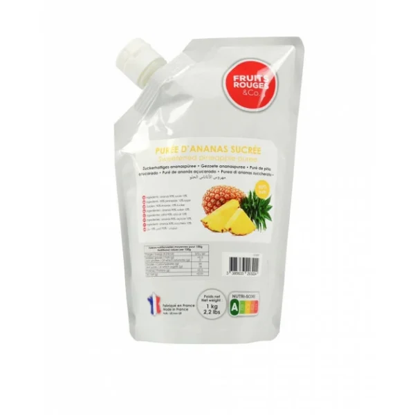 Purée d’Ananas 1kg Fruits Rouges & Co 1