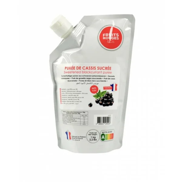 Purée de Cassis 1kg Fruits Rouges & Co 1