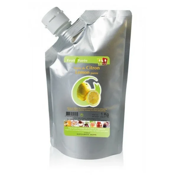 Purée de Citron Jaune Capfruit 1kg 1