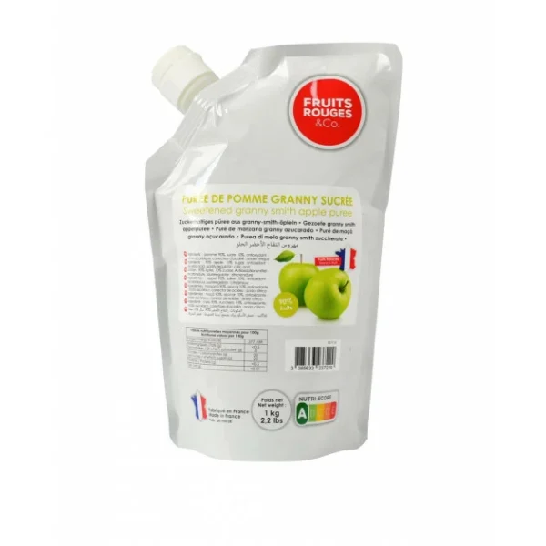 Purée de Pomme Verte Granny Smith 1kg Fruits Rouges & Co 1