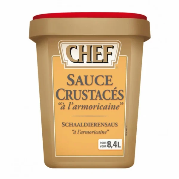 CHEF Sauce Crustacés à L’Armoricaine Déshydratée 8,4 L 960g 1